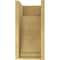 Ekena Millwork 8"W x 8"D x 16"H Wide Van Buren Rough Cedar Woodgrain TimberThane Corbel, Primed Tan CORUR08X08X16VANRCPR - alternate 6